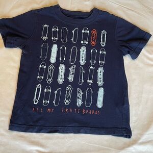 Carter’s Navy Blue Kids Skateboard T-Shirt